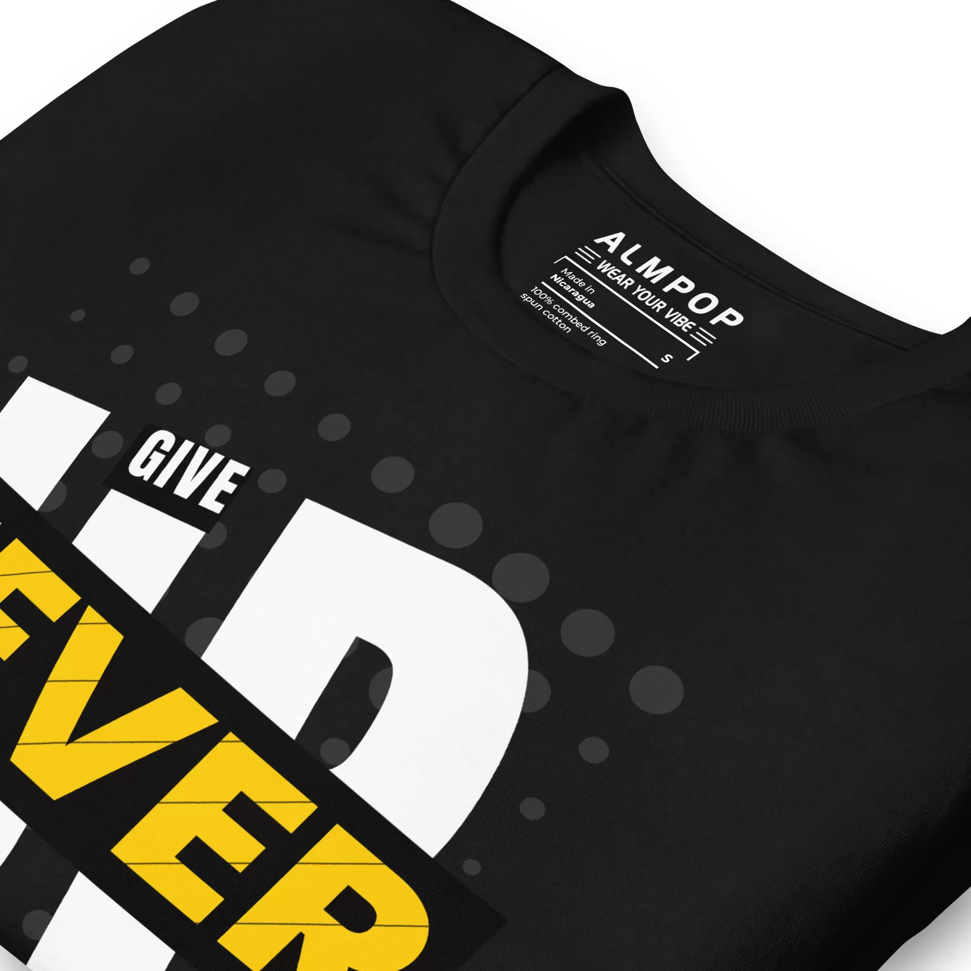 Men’s Never Give Up Graphic Tee - Image 5