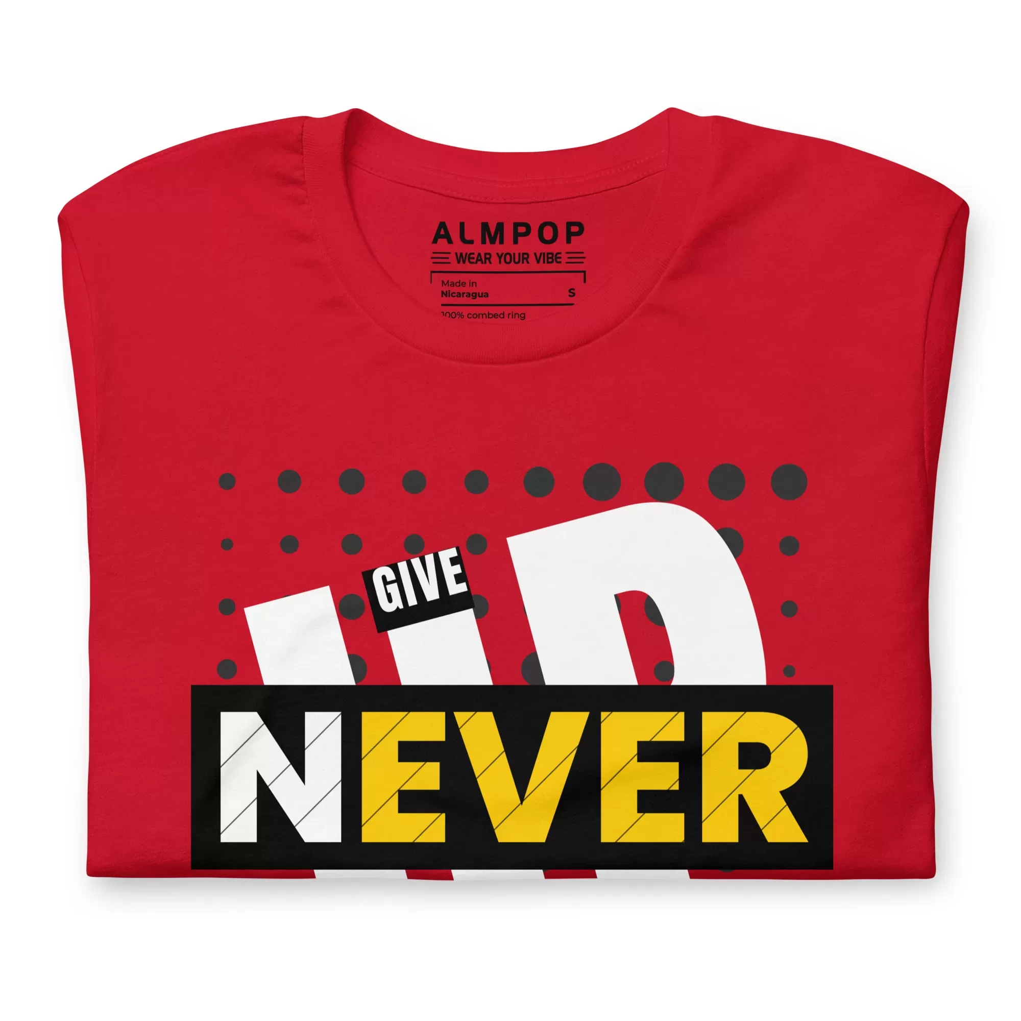 Men’s Never Give Up Graphic Tee - Image 3